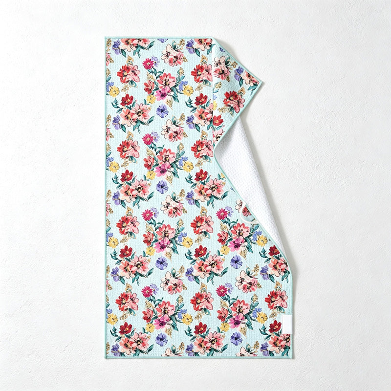 CouldNook Microfiber Waffle Kitchen Towel - Assorted Printed Patterns