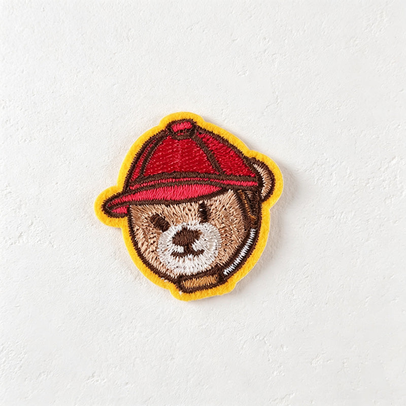 CouldNook Bear Embroidered Patch - Towel Stitch Character Designs