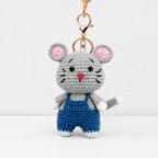 CouldNook Animal Figure Keychain - Multiple Assorted Character Shapes