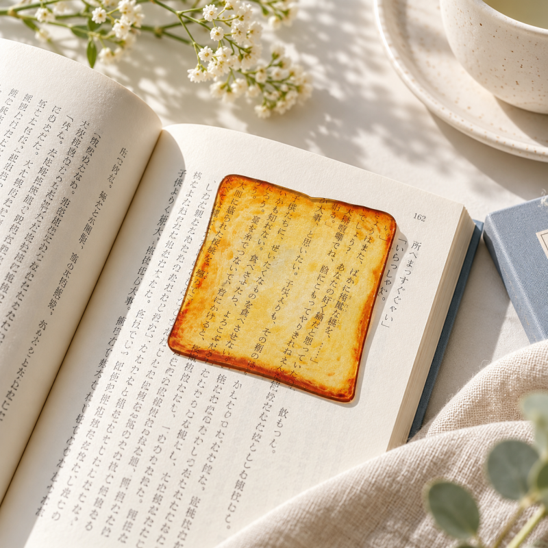 CouldNook Bread Bookmark - Translucent Acrylic Pastry Shapes