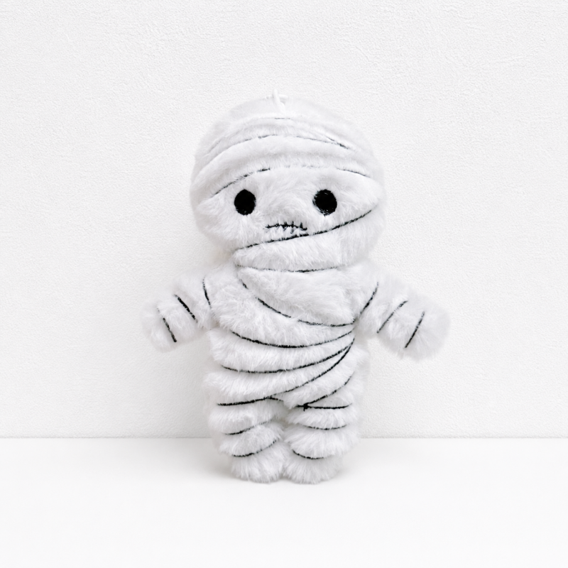 CouldNook Halloween Plush Doll Charm - Mummy and Skeleton Designs