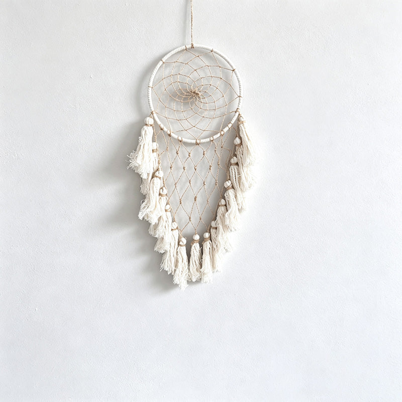 CouldNook Feather Dreamcatcher - Beaded Layered Tassel Wall Hanging