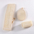 CouldNook Bath Scrubber Set - Textured Pads and Loofah Kit Choices