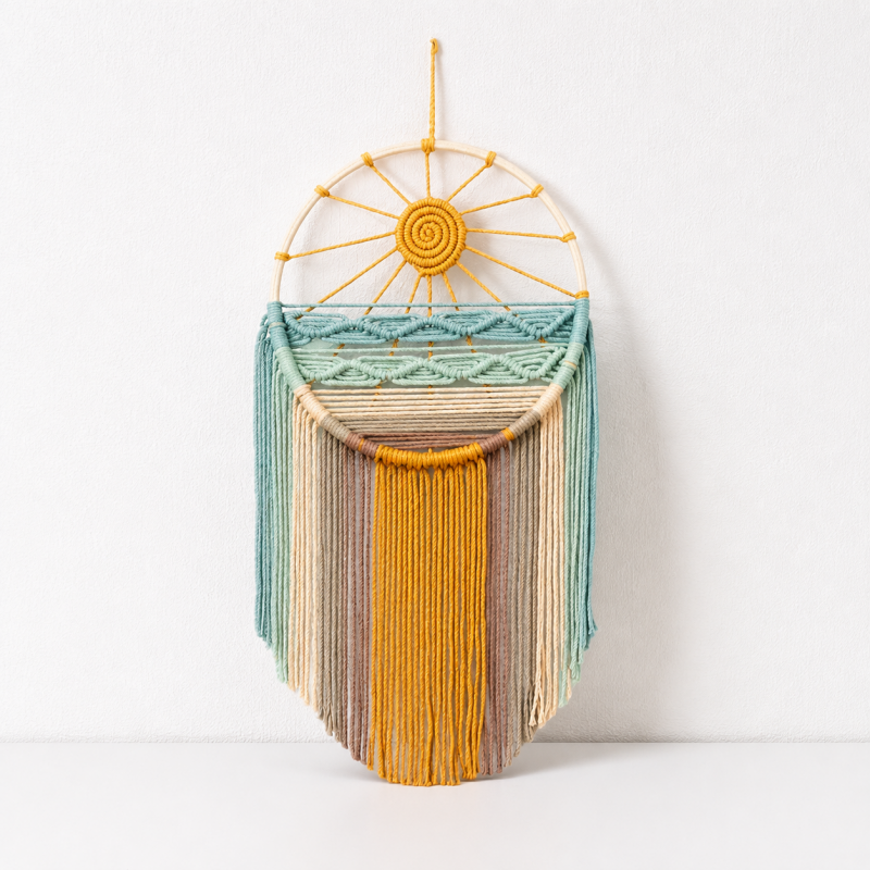 CouldNook Cotton Rainbow Wall Hanging - Three Horizon Colorways