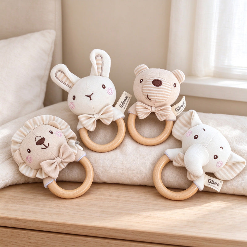 Animal Rattle with Single and Paired Options