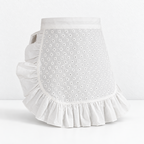 CouldNook Patterned Cooking Apron - Visible Embroidered Detail Kitchen Wear