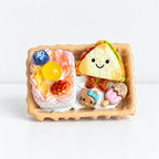 CouldNook Mini Meal Tray Magnet - Raised Food Assortment