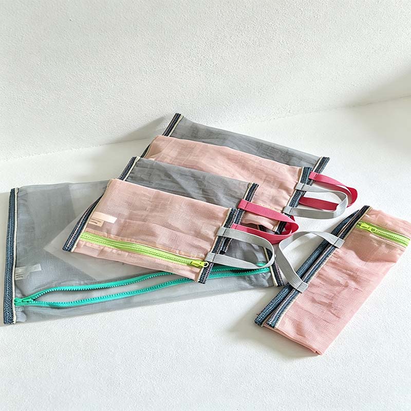 CouldNook Mesh Organizer Pouch - Zippered Travel Document Storage
