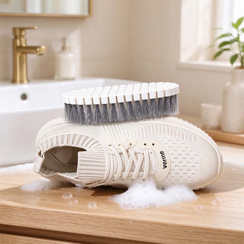 CouldNook Flexible Cleaning Brush - Bendable Back and Oval Shape