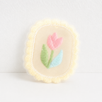 CouldNook Framed Floral Patch - Lace Border and Flower Designs