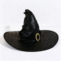 CloudNook Buckle Witch Hat‑Halloween Cosplay Party Accessory