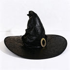 CloudNook Buckle Witch Hat‑Halloween Cosplay Party Accessory