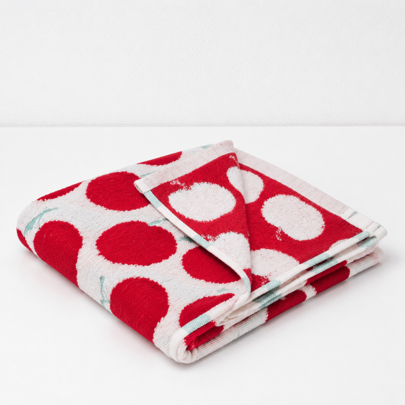CouldNook Fruit Pattern Cotton Towel - Apple and Pear Size Options