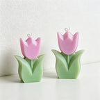 CouldNook 3D Tulip Flower Scented Candle - Pastel Spring Aesthetic Decor