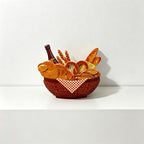 CouldNook 3D Miniature Food Fridge Magnets - Cute Kitchen Decor (Set of 6)