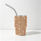 CouldNook 3oz Rhinestone Shot Glasses-Stainless Steel Vacuum Insulated Tumbler with Straw