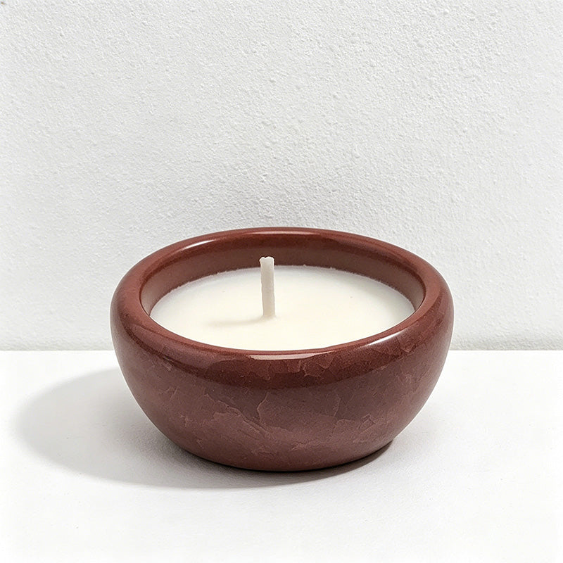 CouldNook Vintage Ice-Cracked Ceramic Scented Candle - Zen Tea Aromatherapy
