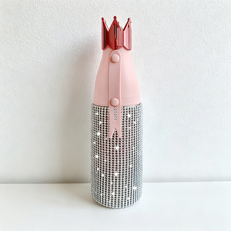 CouldNook Insulated Tumblers-12oz Rhinestone Stainless Steel Vacuum Insulated Crown Tumbler