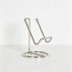 CouldNook Minimalist Metal Wire Phone Stand - Desk Holder & Business Card Display