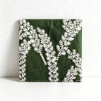 CouldNook Embroidered Coaster - Floral and Wheat Cotton Linen Designs