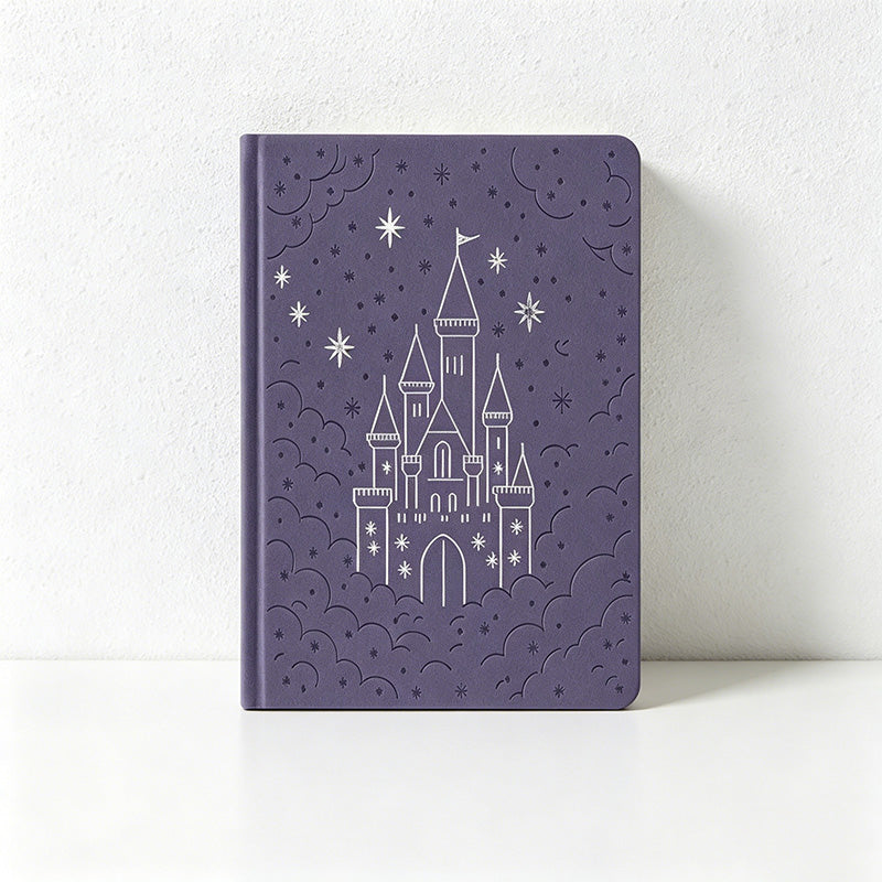 CouldNook Premium A5 Dotted Notebook - Embossed Gold Foil Dream Journal (160gsm)