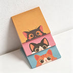 CouldNook Peeking Cat Sticky Notes - Cute Kawaii Desk Memo Pad