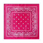 Paisley Print Culinary Bandanas - Polyester Square Headscarf(Set of 10)