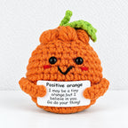 CouldNook Crocheted Character Doll - Textured Shapes And Little Message Cards