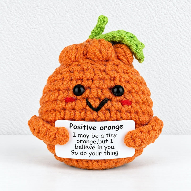 CouldNook Crocheted Character Doll - Textured Shapes And Little Message Cards
