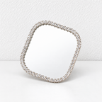 CouldNook Decorative Mirror Accessory - Sculpted Outlines And Ornamental Border Designs