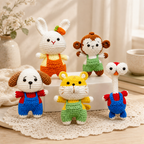 CouldNook Animal Figure Keychain - Multiple Assorted Character Shapes