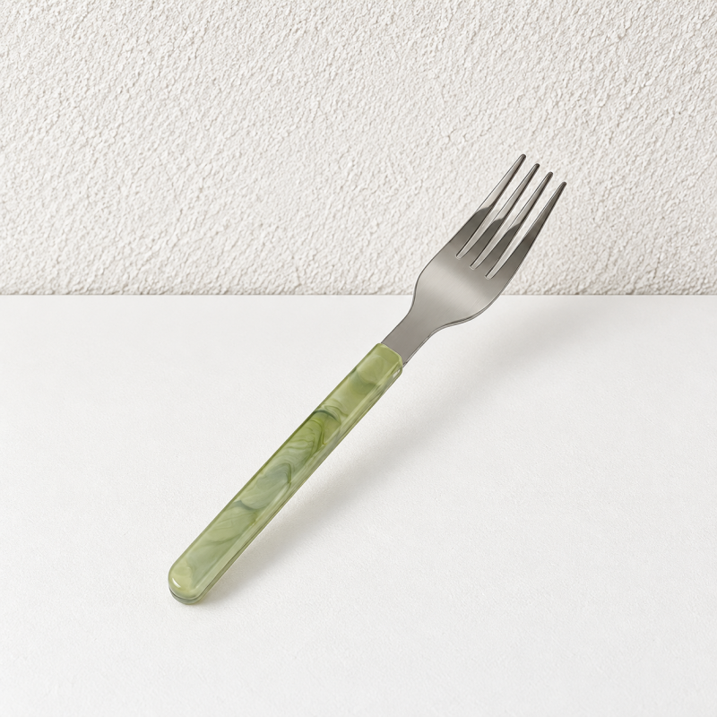 Swirl Handle Flatware - Slim Grips and Reflective Heads