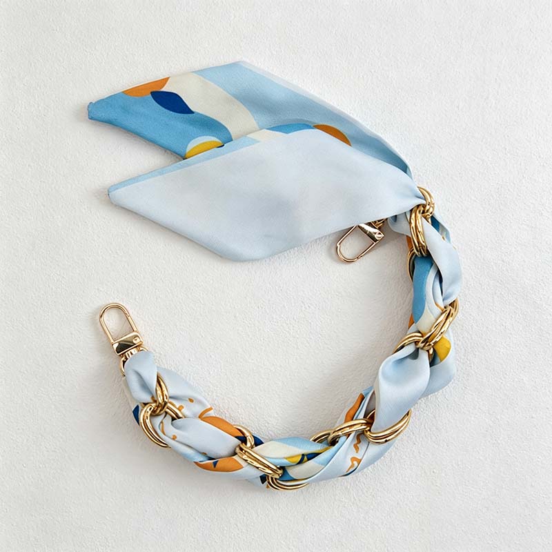 CouldNook Botanical Scarf Phone Wrist Strap - Upscale Anti‑Drop Lanyard
