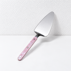 Riveted Table Utensil - Marbled Grips for Dining and Serving