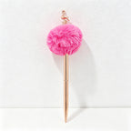 CouldNook Pen-Crown Top Pom Pom Metal Ballpoint Pen Cute Luxury Gift Pen for Students Office Wedding Favors