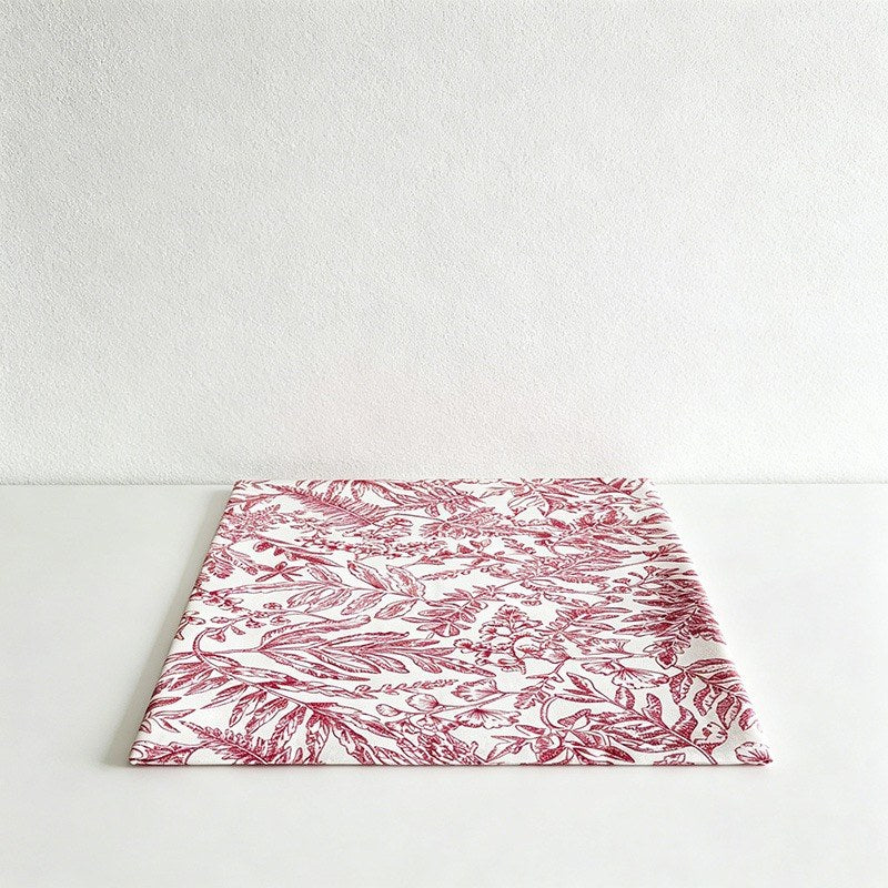 CouldNook 4-Piece Napkin Set - Vintage Botanical Toile Dining Cloth