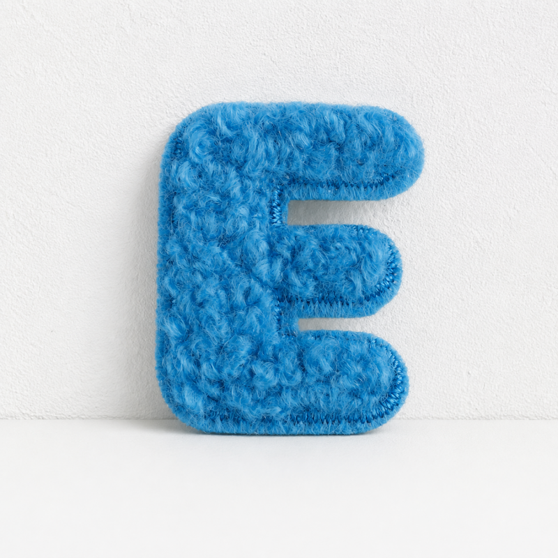 CouldNook Chenille Alphabet Patch - Colorful Letters A Through Z