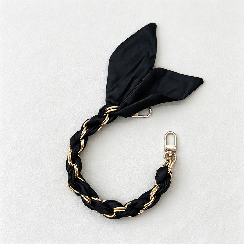 CouldNook Graphic Scarf Phone Wrist Strap - Braided Links