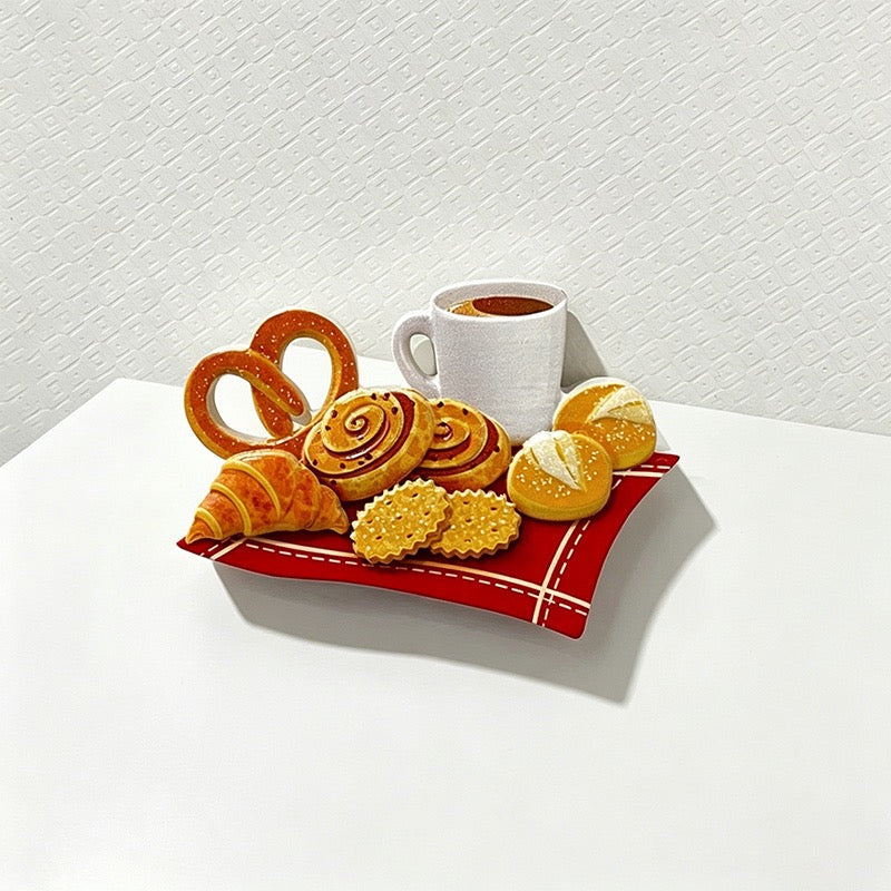 CouldNook 3D Miniature Food Fridge Magnets - Cute Kitchen Decor (Set of 6)