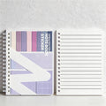 CouldNook All-in-One Pastel Spiral Notebook - Lined Journal with Sticky Notes & Index Tabs