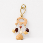 CouldNook Botanical Seed Bag Charm - Forest Nut Keychain