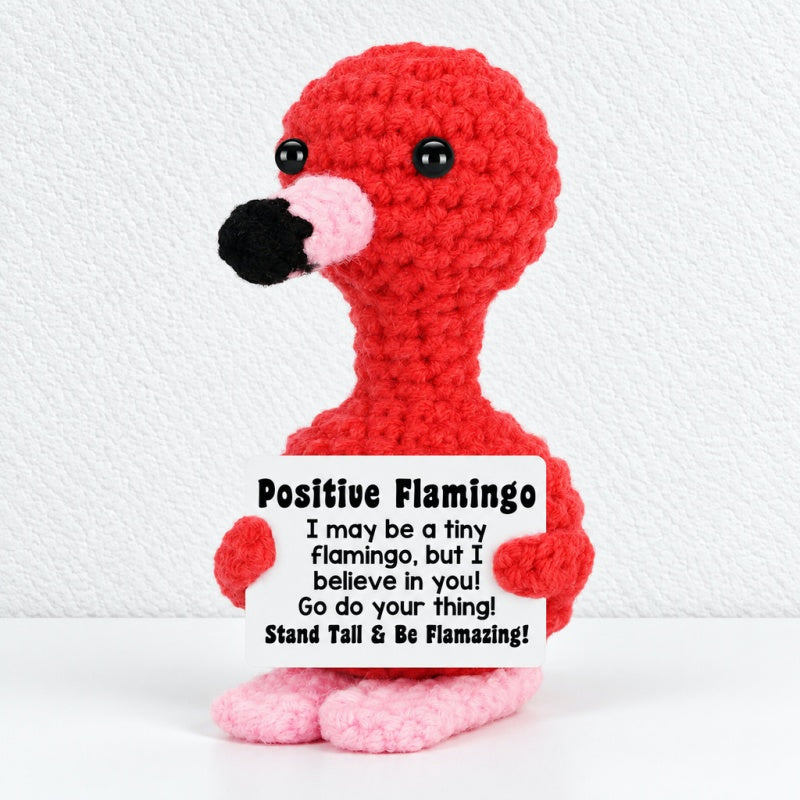 CouldNook Crocheted Character Doll - Textured Shapes And Little Message Cards