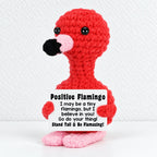 CouldNook Crocheted Character Doll - Textured Shapes And Little Message Cards