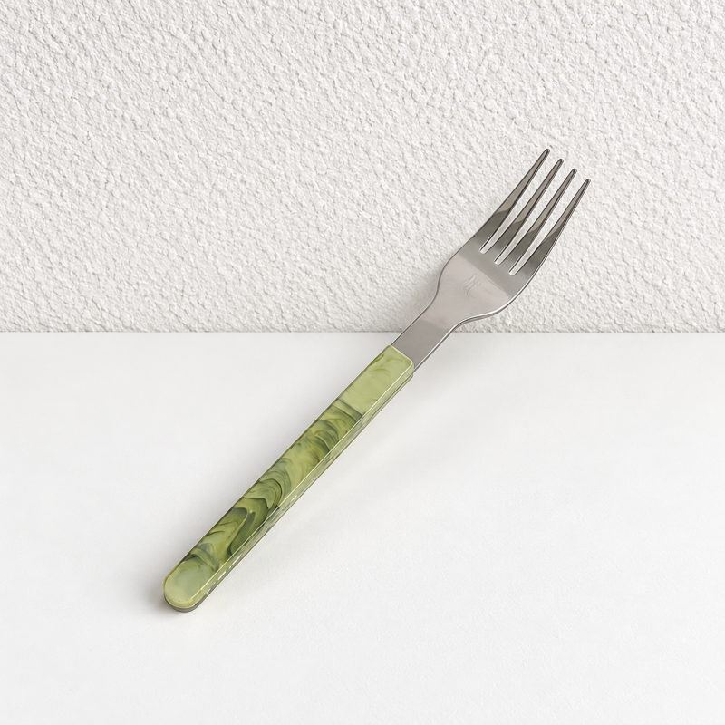 Swirl Handle Flatware - Slim Grips and Reflective Heads