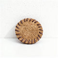 CouldNook Natural Coir Woven Tea Coaster - Rustic Zen Cup Mat