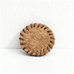 CouldNook Natural Coir Woven Tea Coaster - Rustic Zen Cup Mat