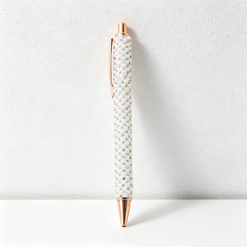 CouldNook Bling Rhinestone Ballpoint Pen - Sparkly Retractable Metal Pen (1.0mm)