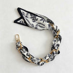 CouldNook Botanical Scarf Phone Wrist Strap - Upscale Anti‑Drop Lanyard