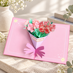 CouldNook Botanical Pop-Up Card - Layered Flowers and Decorative Nature Scenes