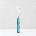 Bamboo Style Flatware - Segmented Acrylic Handles and Steel